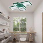 Abstract Rectangles LED Flush Mount Ceiling Light in Modern Minimalist Style