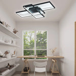 Abstract Rectangles LED Flush Mount Ceiling Light in Modern Minimalist Style
