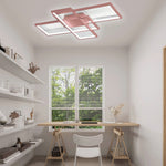 Abstract Rectangles LED Flush Mount Ceiling Light in Modern Minimalist Style