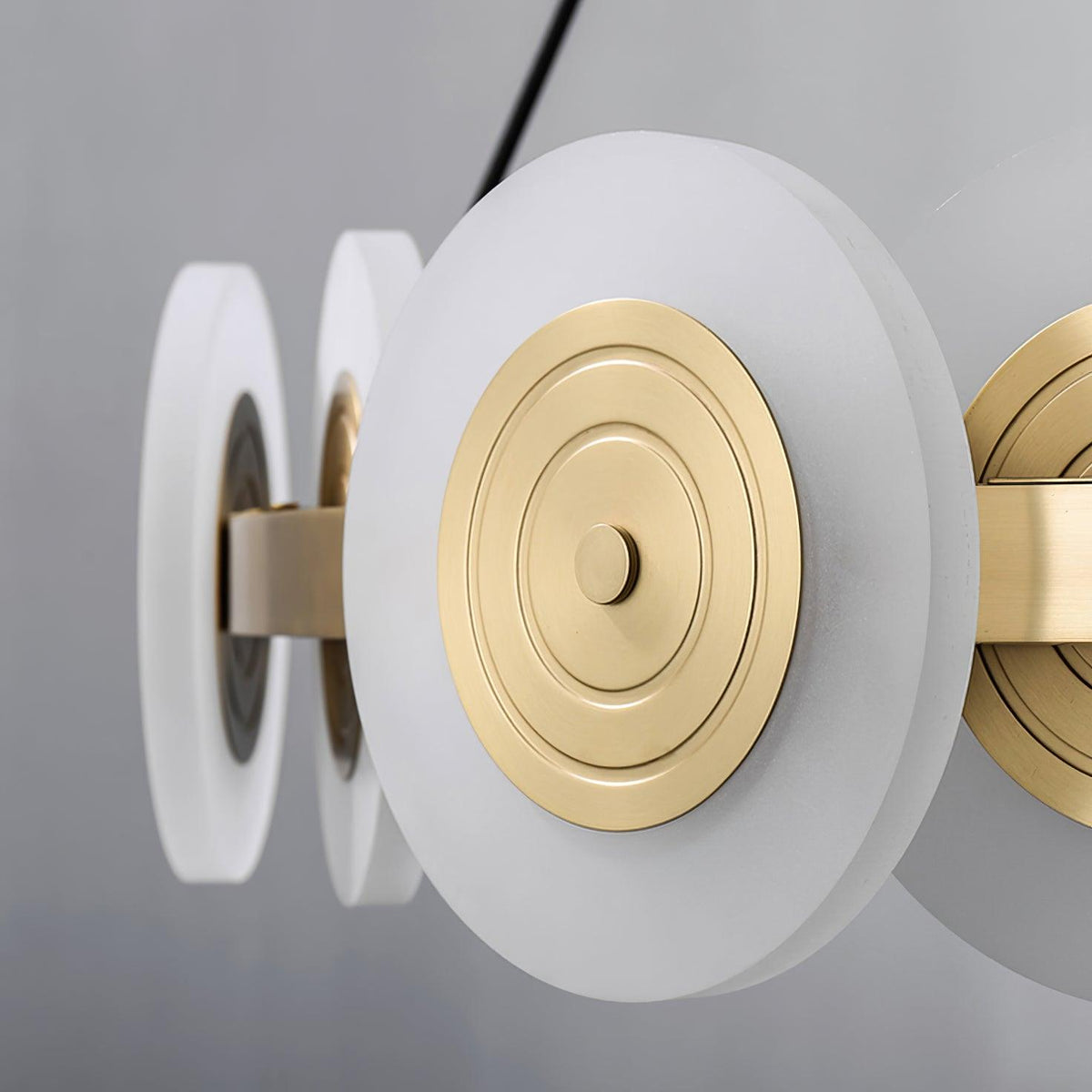 Samiya Brass LED Chandelier – Modern Nordic Pendant Light