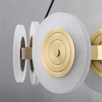 Samiya Brass LED Chandelier – Modern Nordic Pendant Light