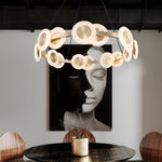 Samiya Brass LED Chandelier – Modern Nordic Pendant Light