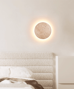 Sana Wall Sconce in Natural Travertine with Integrated LED