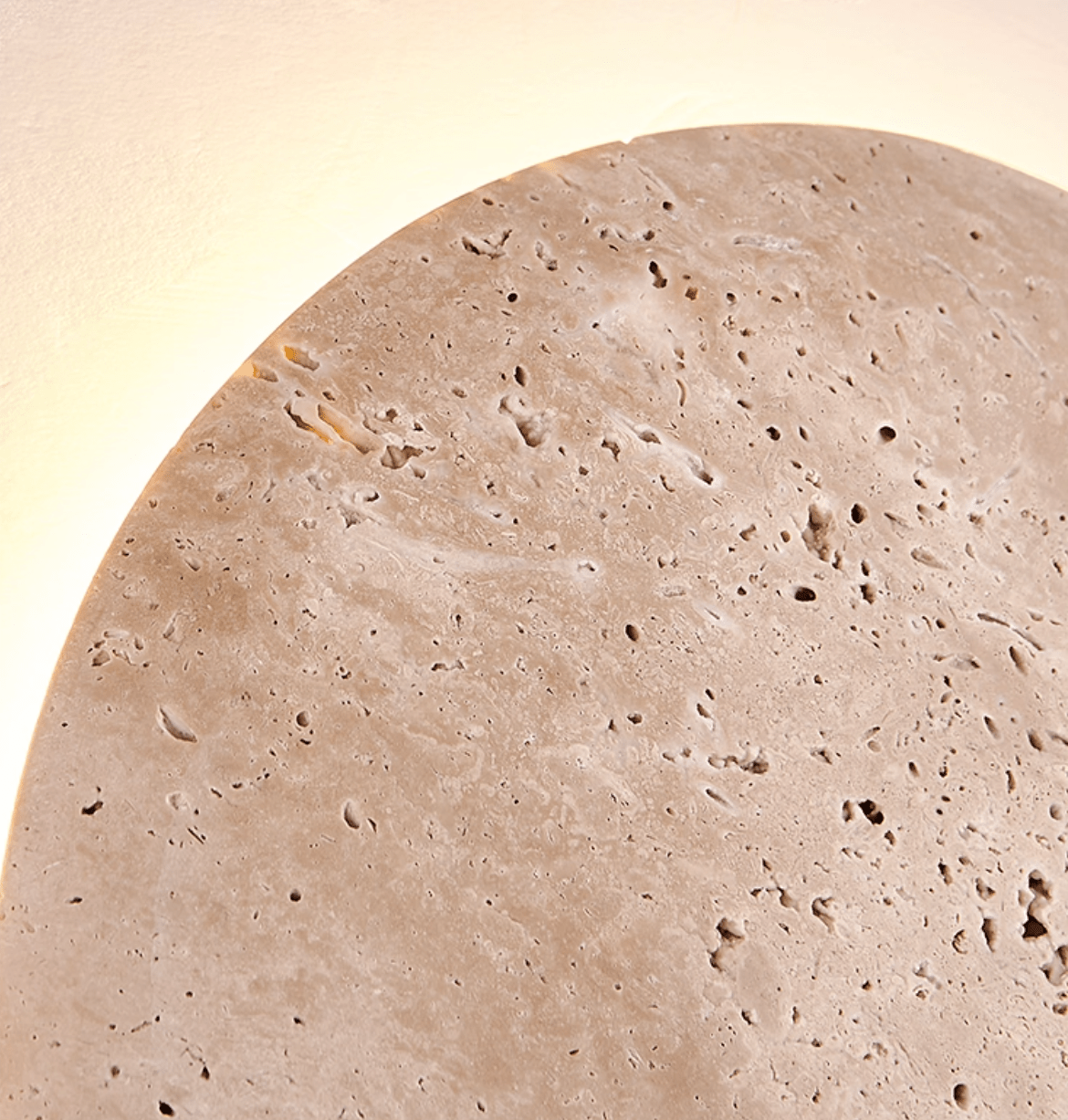 Sana Wall Sconce in Natural Travertine with Integrated LED