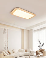 Sandveil Travertine Ceiling Light — Modern Flush Mount LED Lamp