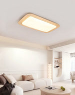 Sandveil Travertine Ceiling Light — Modern Flush Mount LED Lamp