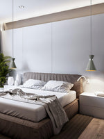 Sash Cement Pendant Light with Gold Accents