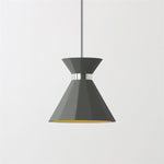 Sash Cement Pendant Light with Gold Accents