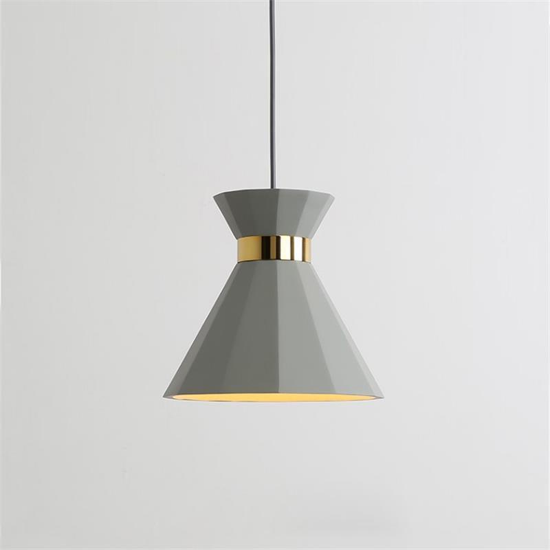 Sash Cement Pendant Light with Gold Accents