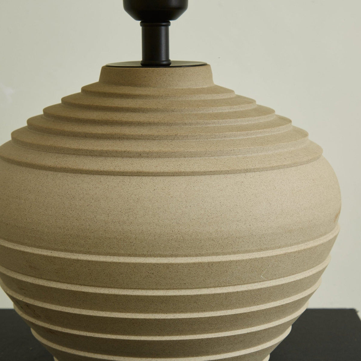 Satori Ridge Ceramic Table Lamp with Linen Shade for Modern Interiors