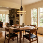 Saturn Alabaster Pendant Light – Sculptural Brass LED Chandelier