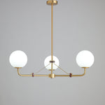 Savanna Chandelier – Modern Glass Globe Pendant Light for Dining Room and Living Room