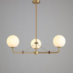 Savanna Chandelier – Modern Glass Globe Pendant Light for Dining Room and Living Room