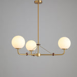 Savanna Chandelier – Modern Glass Globe Pendant Light for Dining Room and Living Room