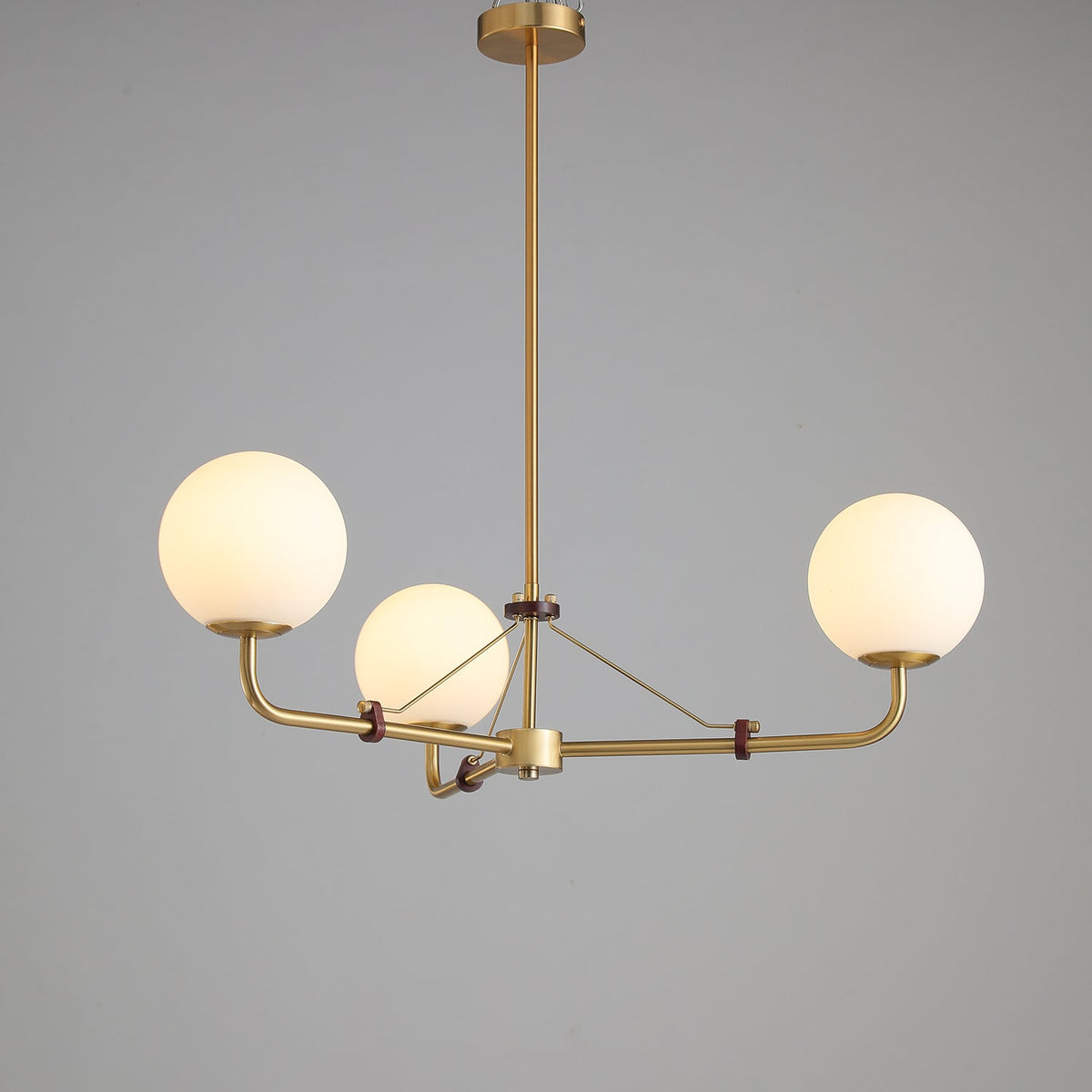 Savanna Chandelier – Modern Glass Globe Pendant Light for Dining Room and Living Room