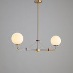 Savanna Chandelier – Modern Glass Globe Pendant Light for Dining Room and Living Room
