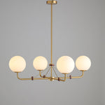Savanna Chandelier – Modern Glass Globe Pendant Light for Dining Room and Living Room