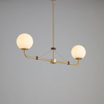 Savanna Chandelier – Modern Glass Globe Pendant Light for Dining Room and Living Room