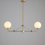 Savanna Chandelier – Modern Glass Globe Pendant Light for Dining Room and Living Room