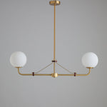 Savanna Chandelier – Modern Glass Globe Pendant Light for Dining Room and Living Room
