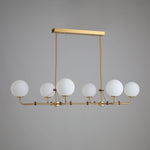 Savanna Chandelier – Modern Glass Globe Pendant Light for Dining Room and Living Room