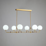 Savanna Chandelier – Modern Glass Globe Pendant Light for Dining Room and Living Room
