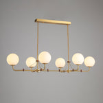 Savanna Chandelier – Modern Glass Globe Pendant Light for Dining Room and Living Room
