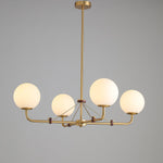 Savanna Chandelier – Modern Glass Globe Pendant Light for Dining Room and Living Room