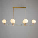 Savanna Chandelier – Modern Glass Globe Pendant Light for Dining Room and Living Room