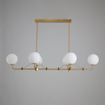 Savanna Chandelier – Modern Glass Globe Pendant Light for Dining Room and Living Room