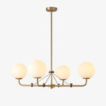 Savanna Chandelier – Modern Glass Globe Pendant Light for Dining Room and Living Room