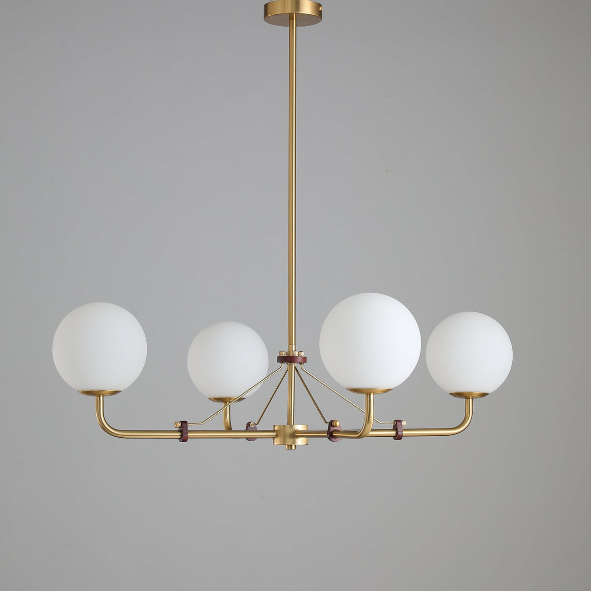 Savanna Chandelier – Modern Glass Globe Pendant Light for Dining Room and Living Room