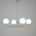 Savanna Chandelier – Modern Glass Globe Pendant Light for Dining Room and Living Room
