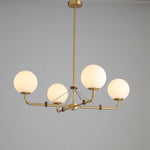 Savanna Chandelier – Modern Glass Globe Pendant Light for Dining Room and Living Room