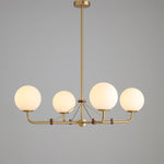 Savanna Chandelier – Modern Glass Globe Pendant Light for Dining Room and Living Room
