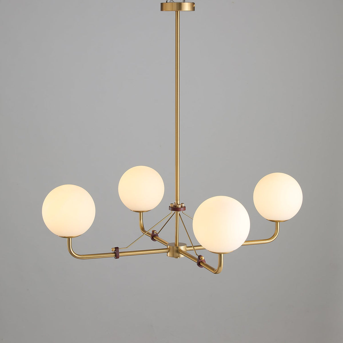Savanna Chandelier – Modern Glass Globe Pendant Light for Dining Room and Living Room
