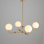 Savanna Chandelier – Modern Glass Globe Pendant Light for Dining Room and Living Room