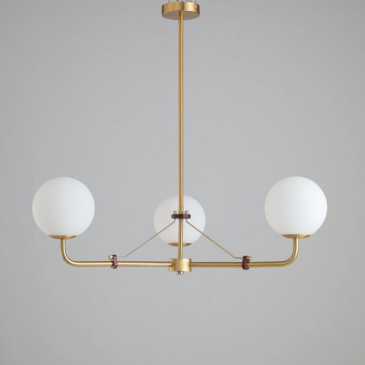 Savanna Chandelier – Modern Glass Globe Pendant Light for Dining Room and Living Room