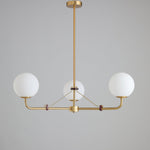 Savanna Chandelier – Modern Glass Globe Pendant Light for Dining Room and Living Room