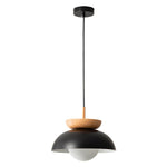 Savie Modern Wood Grain Glass Pendant Light for Dining Room and Kitchen Island