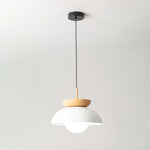 Savie Modern Wood Grain Glass Pendant Light for Dining Room and Kitchen Island