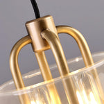 Sawyer Pendant Light in Brass and Sfumato Glass