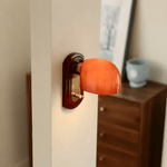 Scarlet Dome Wall Sconce in Gold and Red Glass
