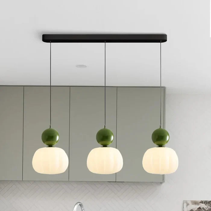 Art Deco Pendant Light Cream