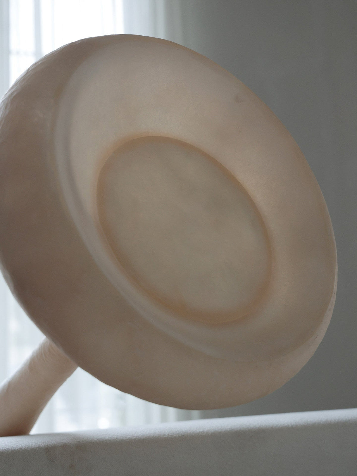 Sculptural Resin Floor Lamp with Integrated LED for Modern Interiors