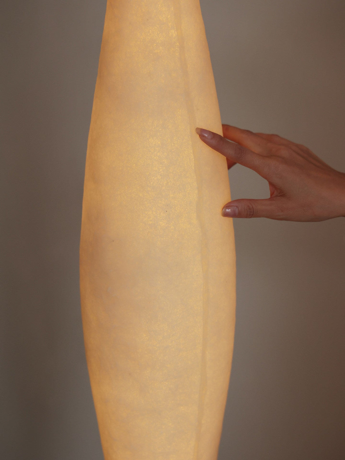 Sculptural Resin Floor Lamp with Integrated LED for Modern Interiors