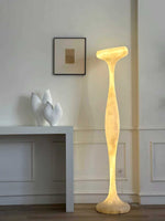 Sculptural Resin Floor Lamp with Integrated LED for Modern Interiors