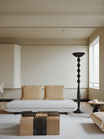 Sculptural Geometric Stack Floor Lamp for Modern Interiors