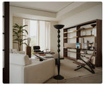 Sculptural Geometric Stack Floor Lamp for Modern Interiors
