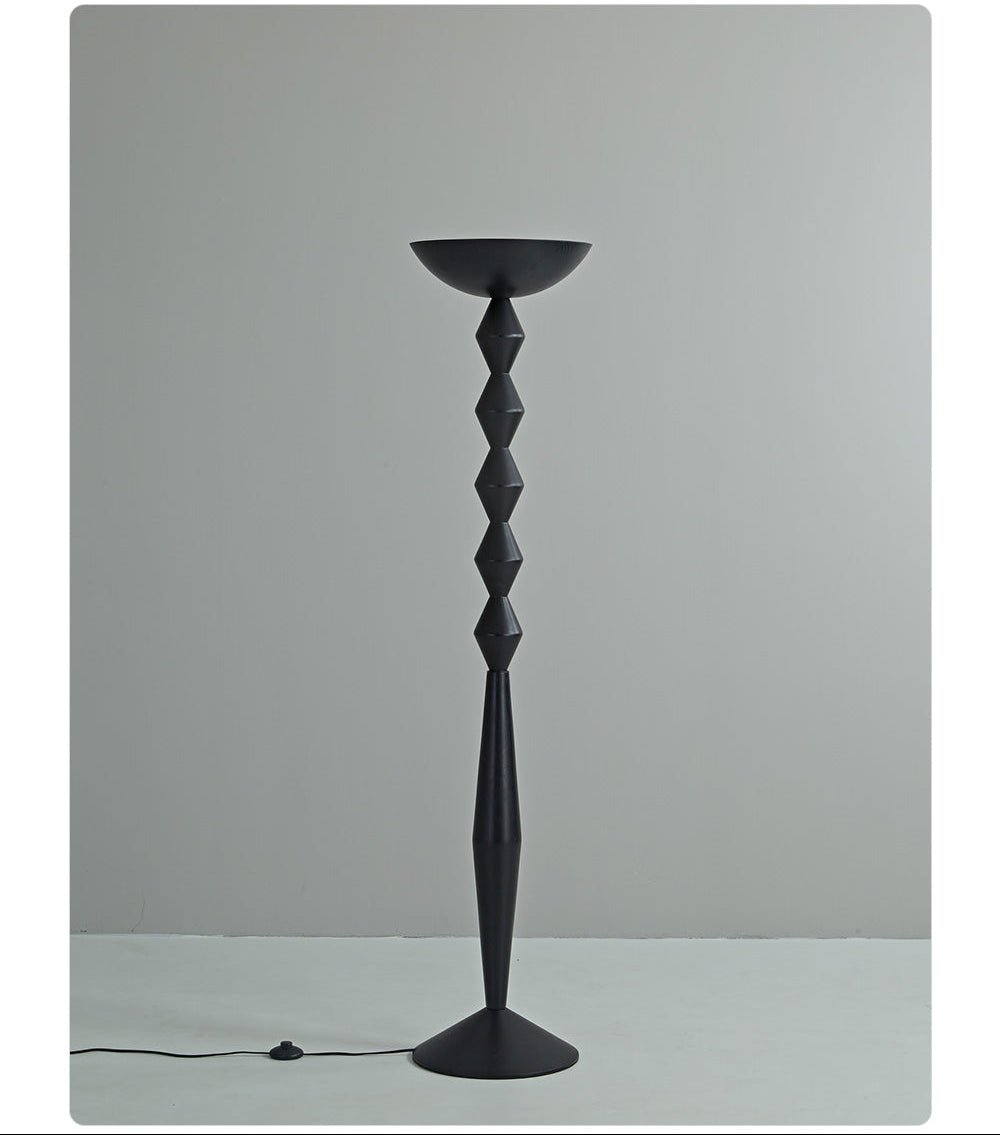 Sculptural Geometric Stack Floor Lamp for Modern Interiors